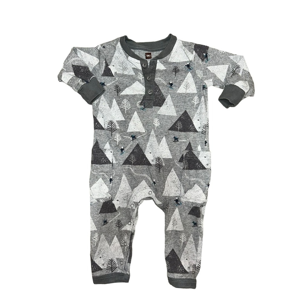 Tea Collection Romper with Pocket 6-9 months